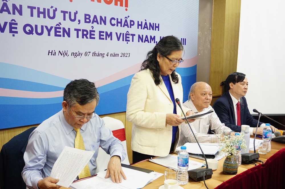 Chủ tịch Nguyễn Thị Thanh Hòa phát biểu tại hội nghị